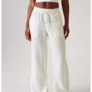 Athleta Retreat Linen Wide Leg Pant